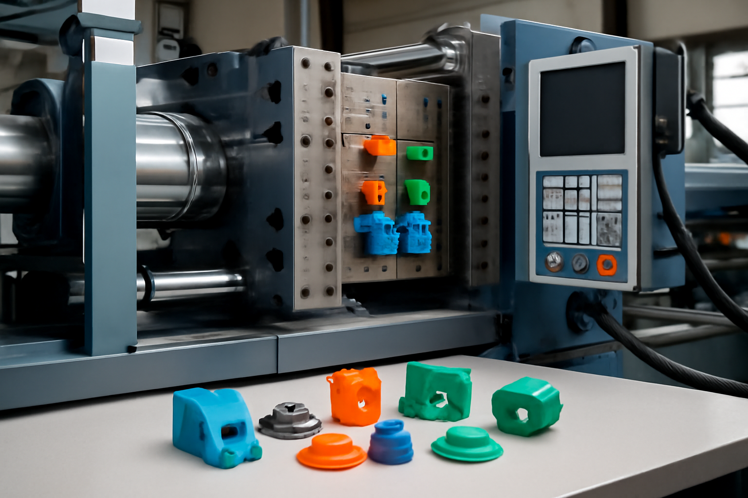 دستگاه&zwnj; تولید قطعات خاص پلاستیکی