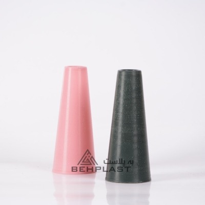 170 mm cone-shaped plastic tube (bobbin) with a wide opening.